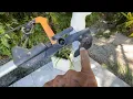Using a Fiskar Extendable Pole Saw and Tree Pruner