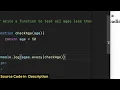 Javascript Array every Method to Check Condition on All Array Elements Full Example