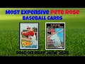 Pete Rose Most Expensive eBay Sales Baseball Cards June 2026