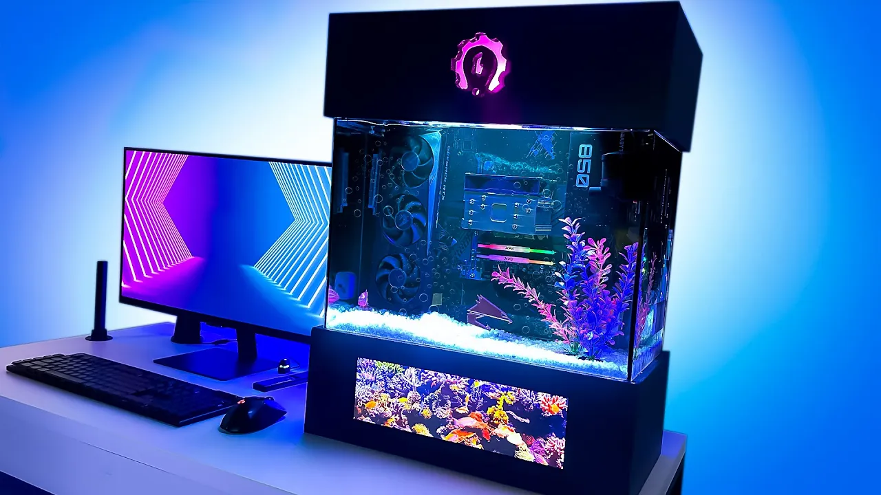COMO FICOU O PC LIGADO DEBAIXO D'ÁGUA (Final)
