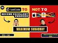Maximum Subarray Dry Run Leetcode 53 Progression90