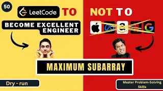 Maximum Subarray Dry Run Leetcode 53 Progression90