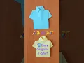 Download Lagu How to Make Paper T-Shirt - DIY Origami Paper Crafts #origami  #diy #shortvideo