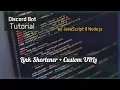 Discord Bot Tutorial Essentials Link Shortener Custom URLs