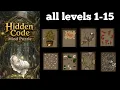 Hidden Code Mind Puzzle all levels 1-15 gameplay walkthrough solution
