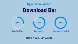 Build a Animated Progress Bar with HTML CSS JS Downloadable Source Code mzcode01