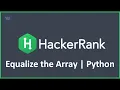 Equalize the Array Python Hacker Rank Solution
