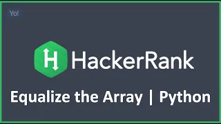 Equalize the Array Python Hacker Rank Solution