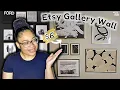 DIY ETSY GALLERY WALL Modern Abstract Art Prints For Only 6