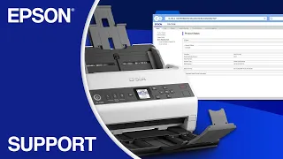 Epson DS-730N Accessing Web Config