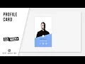 Profile Card CSS - JQUERY Tutorial