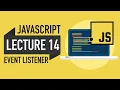 14 - JS Event Listeners
