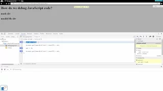 Easy JavaScript - How to Debug your JavaScript code 16