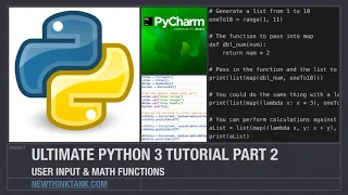 User Input Math Functions in Python by CodingXpertz