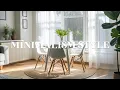 Minimalist Design Space with Relaxing Piano Music Background to Relax Focus