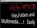 How Hide Your Files and Folders Easily with Batch Programming