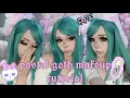 pastel goth makeup tutorial