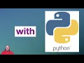 Python keyword reference WITH