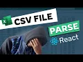 Convert CSV File To JSON React - Papaparse