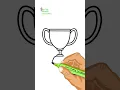 Download Lagu How to Draw Trophy 🏆 for Beginners | #drawing #shorts #youtubeshorts #art #howtodraw #viral #trophy
