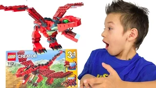LEGO Creator Дракон, Скорпион и Змея 31032 Собираем Лего Видео для Детей Развивающее Видео
