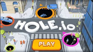 Hole io The biggest hole in the world Amazing and funny game