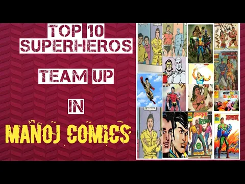 Download MP3 Top 10 Superheroes Team Up In Manoj Comics || Top10 Series || Comics Talk With Vijay