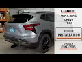 2024-2026 Chevy Trax U-Haul Trailer Hitch Installation CMF13585