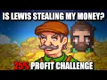 The 25 Profit challenge Stardew Valley