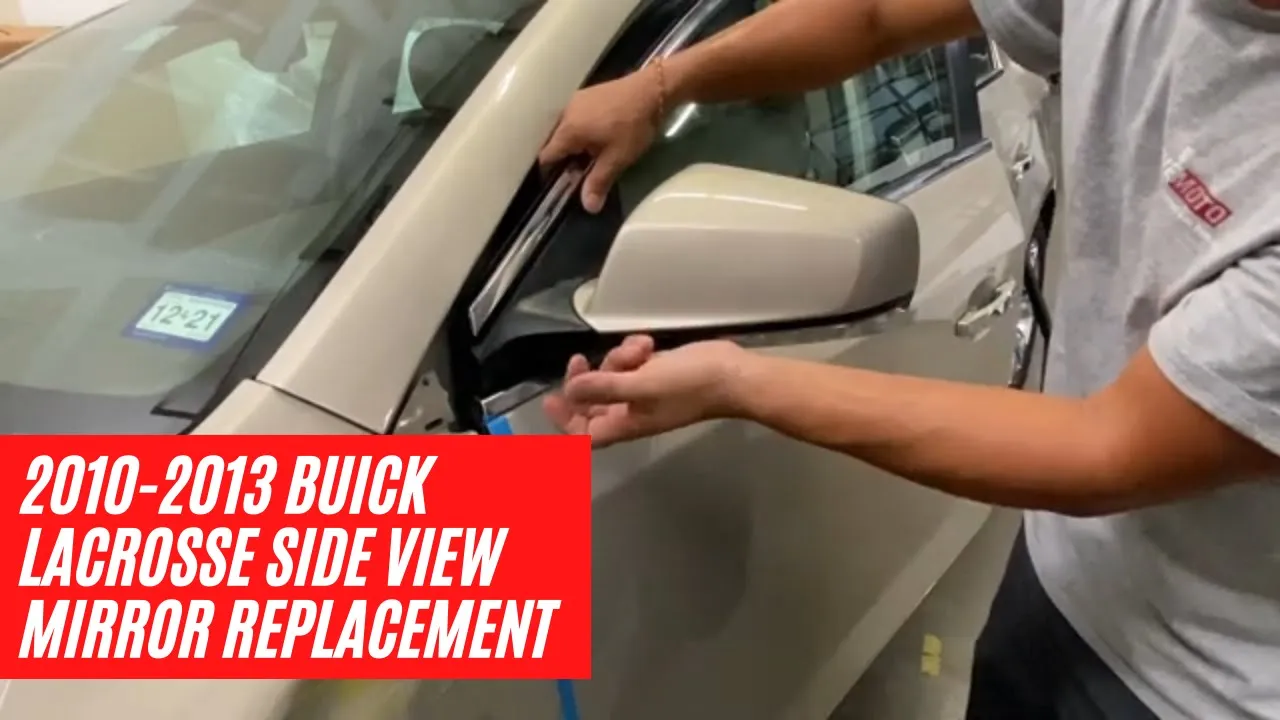 2010-2012 Buick Lacrosse : Side View Mirror Painted