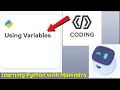Learning Python in Mimo Using variables in Python Ep 2