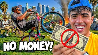 Surviving On $0 For 24 Hours In Los Angeles!