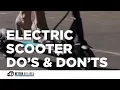Electric scooter do s don ts in San Francisco