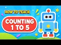 How to Teach Counting Objects 1 to 5 Preschool Math Made Fun