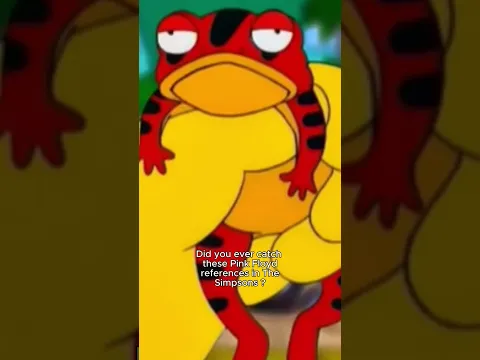 The Simpsons and the many not so subtle Pink Floyd references, how did you caught when watching ?