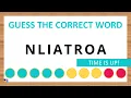 Guess the Correct Word Unscramble in Record Time 8 Letters Agent Quiz