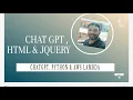 - ChatGPT Python AWS Lambda