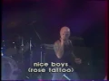 ROSE TATOO Nice Boy Live Hippodrome de Pantin 9 mai 1981