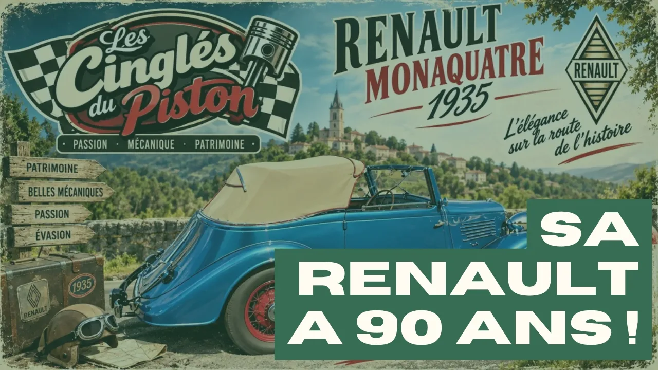 Renault Monaquatre 1935 : découvrez cette étonnante voiture ancienne !
