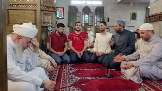 موشح روحي فدا القرشي بصوت المنشدين أحمد صافي الحلبي ومحمد النقشبندي بجامع أهل بدر الكرام بحلب 