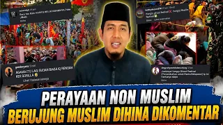 Perayaan non Muslim!! Berujung Penghina'an kepada umat Muslimin di komentar