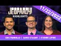 Cris is Back Daily Highlights JEOPARDY