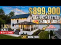 1 Acre Waterfront Luxury in Ingleside IL 35231 N Wilson Rd Chain O Lakes Real Estate Tour