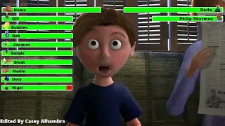 Finding Nemo 2003 Final Battle with healthbars
