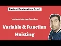 Variable and Function Hoisting In JavaScript