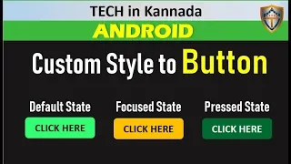 How to Create a Custom Style Button with Different States in Android - Complete Guide