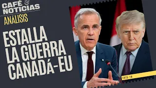 #Análisis ¬ Carney explica a canadienses guerra comercial con EU, mientras Trump sube amenazas