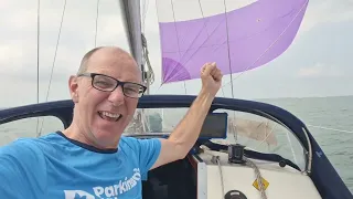 26.8.26. The Solent.  Southsea Marina to Yarmouth