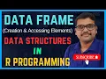 DATA FRAME Creation Accessing Elements IN R - PROGRAMMING DATA STRUCTURES IN R