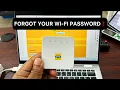 How To Recover your Missing Forgotten WiFi Password